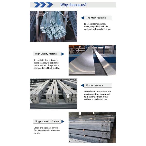 ASTM A276 Type 304L Flat Stainless Steel Rod Bar 5800mm