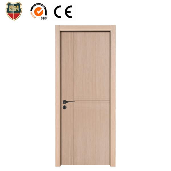 Modern Style White Oak Exterior Door 40mm Thick For Apartment Villa Hotel