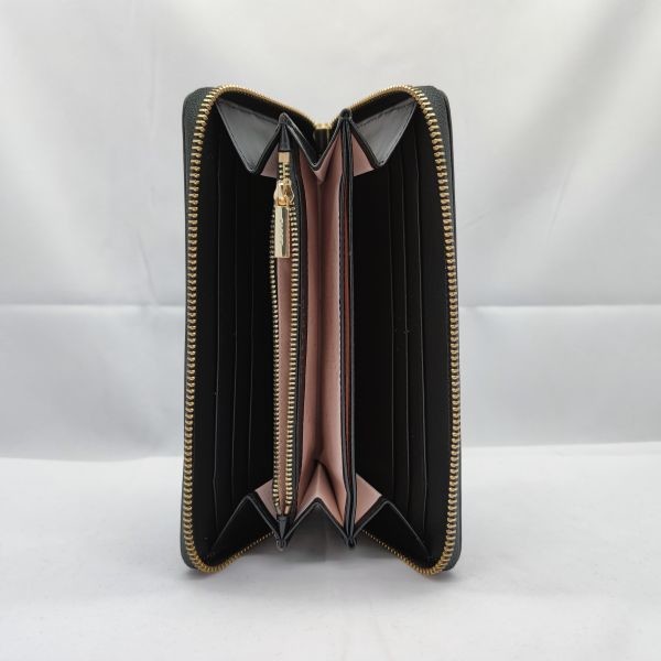 Vrai portefeuille en cuir de femmes durables avec la tirette WA11