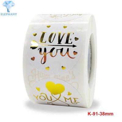 Impression flexographique mis en bouteille de labels collants faits sur commande de la boisson 38mm