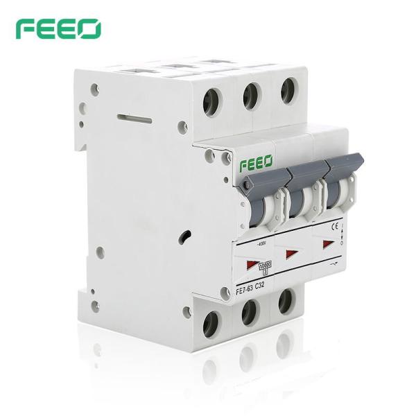 FE7-63 3P AC Power Circuit Breaker 10KA 400VAC For Lighting Distribution