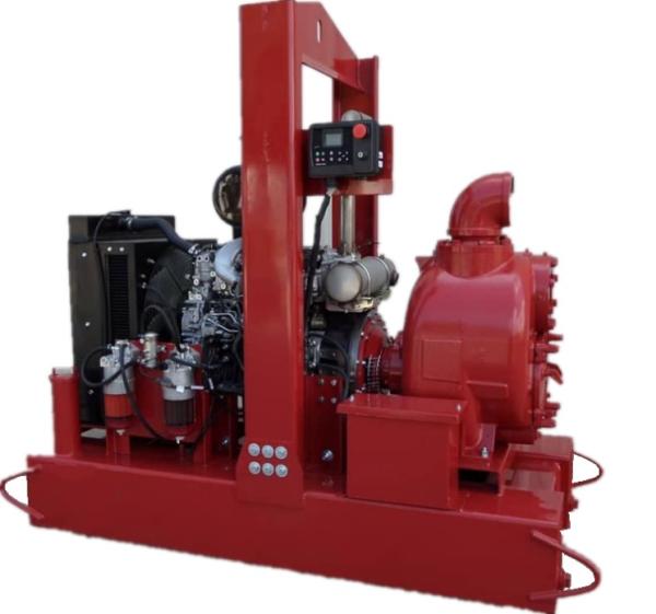 6 8 10 12 Inch Mobile Diesel Engine Water Pump Self-Priming Trailer Sewage Pump