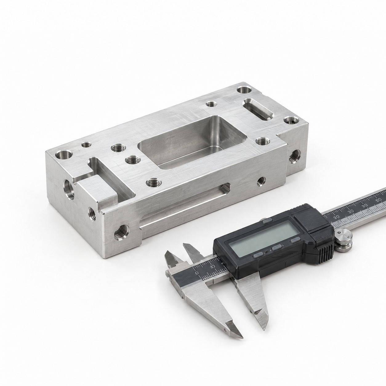 Custom CNC Machined Aluminum Automation Fixtures Sensor Mounts and Machine Components