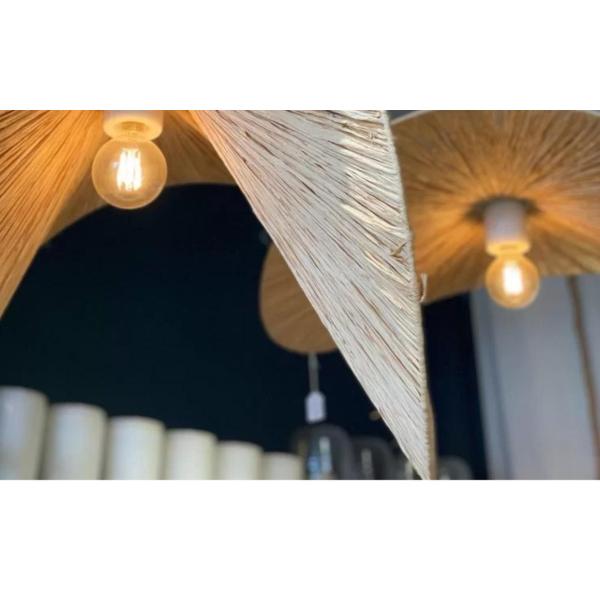Japanese Chandelier Creative Hand Living Dining Room Woven Bamboo Chandelier(WH-MI-408)