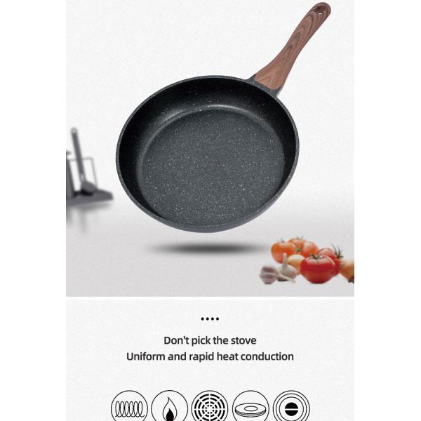 Hot Sale Cookware Marble Coating Fry Pan Die-cast Aluminum 28cm Non Stick Frying Pan Ollas Fry Pan
