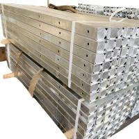 Línea de distribución de energía de brazo cruzado polo eléctrico Rectangular Acero cuadrado