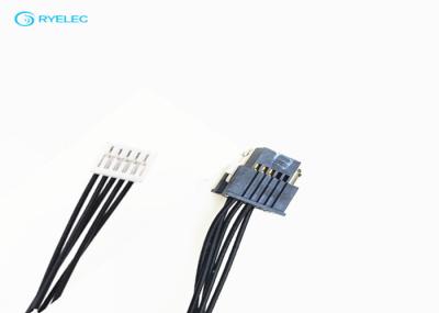 10pin Samtec SFSD-05-28-H-10.00-SR ao chicote de fios do fio do passo 5pin 250mm do GH 1.25mm do jst