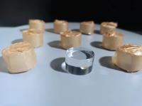 Dia25.40* 15.00mm cylindrique à tous les côtés Lentille en saphir poli Fenêtres optiques