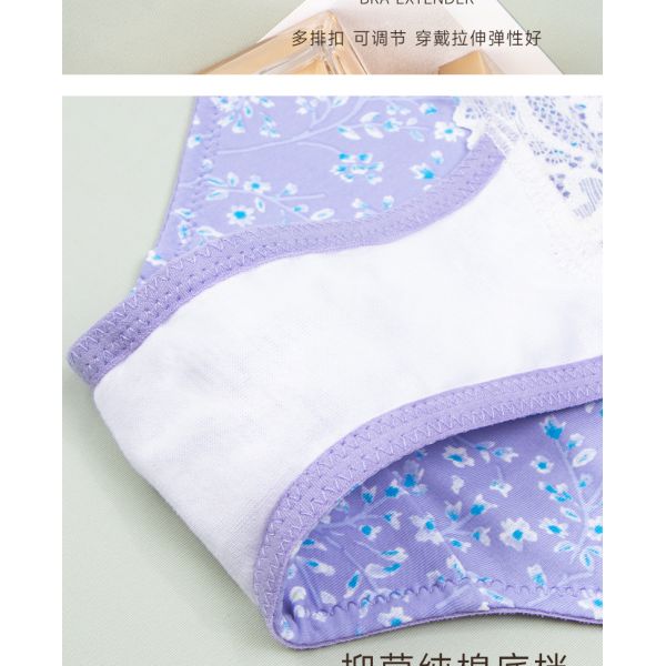 Women Lingerie Set Printed Flowers S-XL America Size High Quality New Come Lingerie Wholesale Set Matching Set for Women