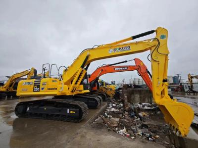 Yellow 22ton Komatsu PC220-8  Excavator low Working Hours Komatsu Engine