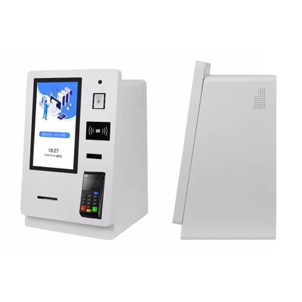 15.6 дюймовый автоматический смарт-отель в киоске с карточным диспенсером и сканером паспортов