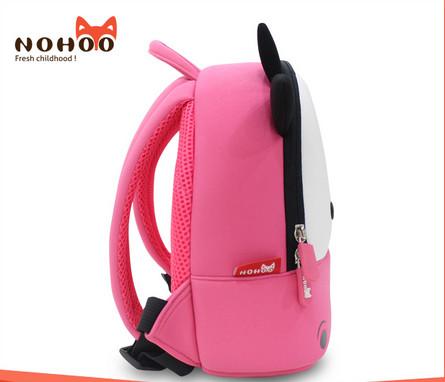 Toddler Cow Backpack Water Proof , Pink Animal Backpacks For Kids
