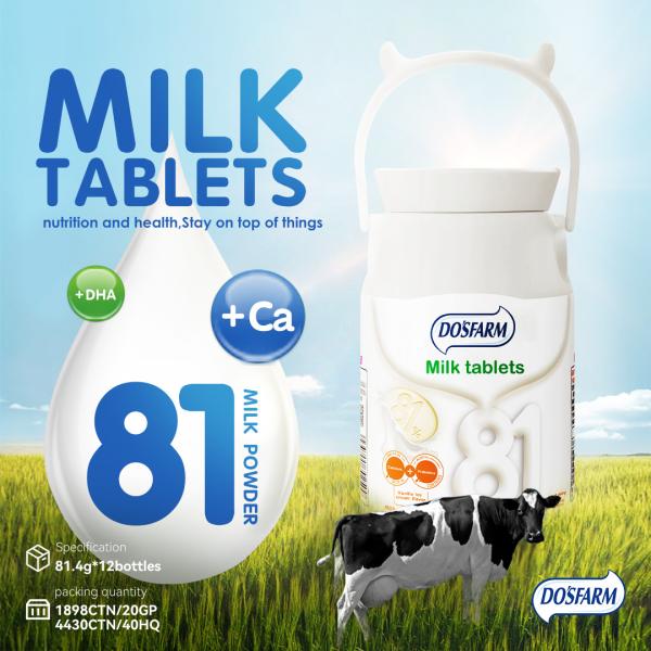 Enfants de la ferme de Do grandissant de belles Tablettes de lait de pot avec du lait Powde de 81% Nouvelle-Zélande