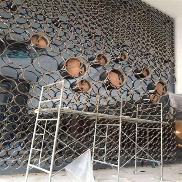 custom design exterior panels for building architectural walls stainless steel material