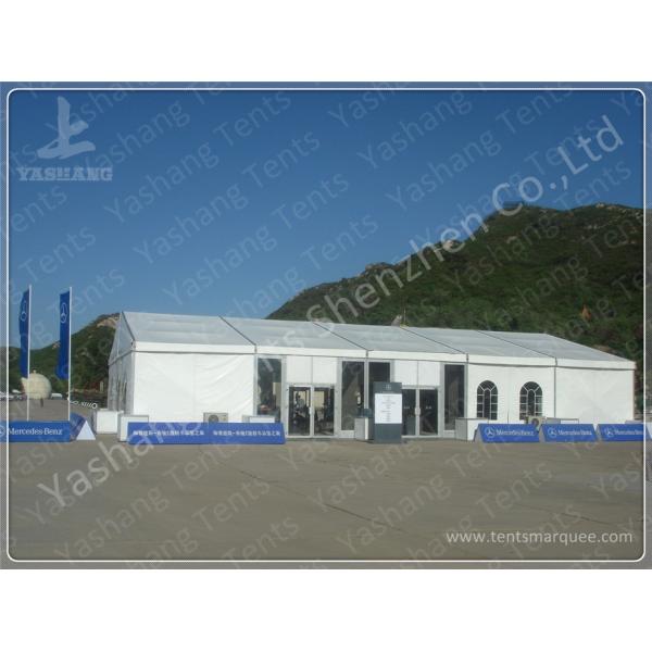 Aluminum Frame Show Event Marquee Tent Rental With Transparent PVC Windows / Glass Door