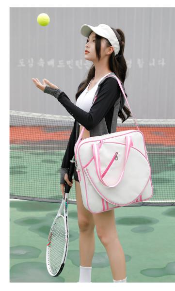 TENNIS BAG HAND BILL SHOULDER CROSSBODY BADMINTON BAG MEN'S AND WOMEN'S STRIPED MULTI-FUNCTION RACKET BAG