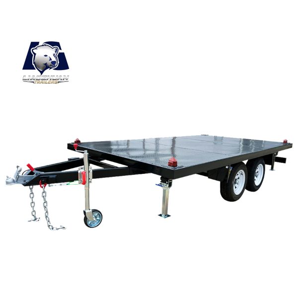 Remorque pour Tiny House ATM 3000 kg Argent/Noir