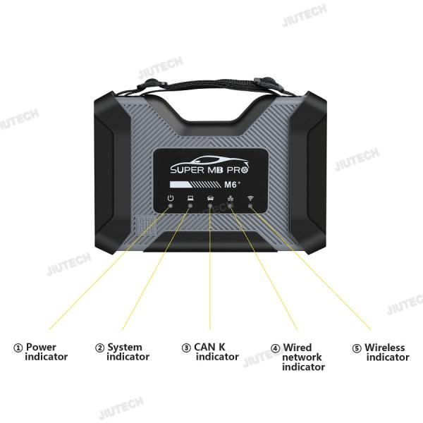 Super MB Pro M6+ M6 Plus Basic Version for Benz Diagnosis Tool + USB Cable + OBD2 16pin Cable