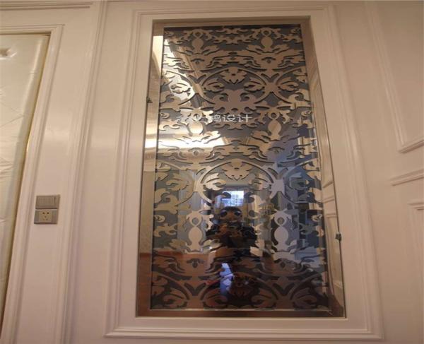 Interior decorative laser cutting stainless steel screen partition