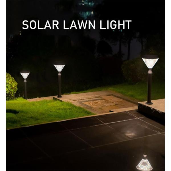 Solar Led Street Light Lamp Gate Aluminium Ip65 Waterproof Garden Solar Fence Light