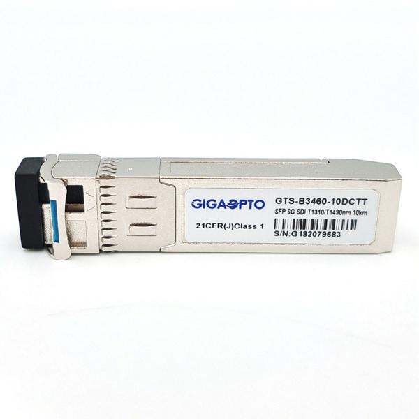 doubles modules d'émetteurs de 6G IDS SMPTE SFP TX1310nm TX1490nm 10km SMF BIDI LC NON-MSA