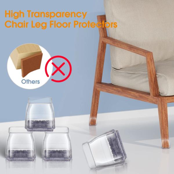 Силиконовые стулья защитные покрытия для ног Силиконовые мебели из фильта Покрытия для ног Покрытия для полов из твердого дерева Подходит: 1,3 
