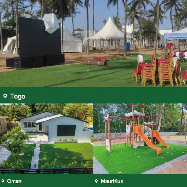 Natural Looking Cesped Artificial for Garden Decoration Soft Grass Carpet for Indoor Decoration