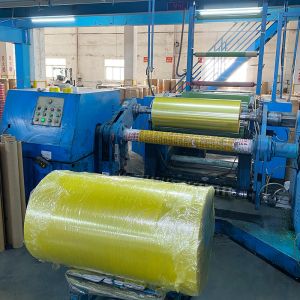 BOPP Envasado amarillento amarillento cinta adhesiva de sellado Jumbo Roll