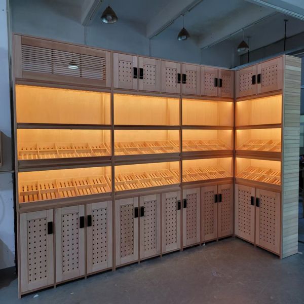 The Grand Reserve Walk-In Cigar Cooler Humidor Room For Commercial Use