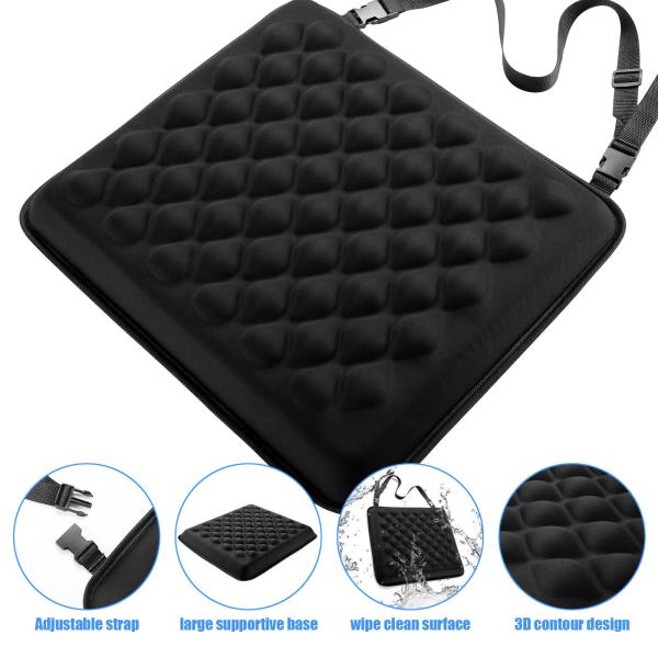 Waterproof Gel Foam Cushion for Pressure Sores Prevention in Adults' Wheelchairs