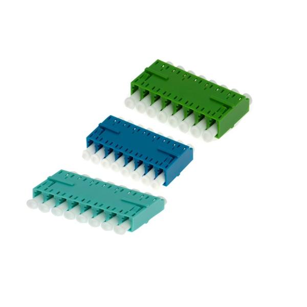 Сеть переходника LC UPC Aqua оптического волокна 8 MM путей без фланца