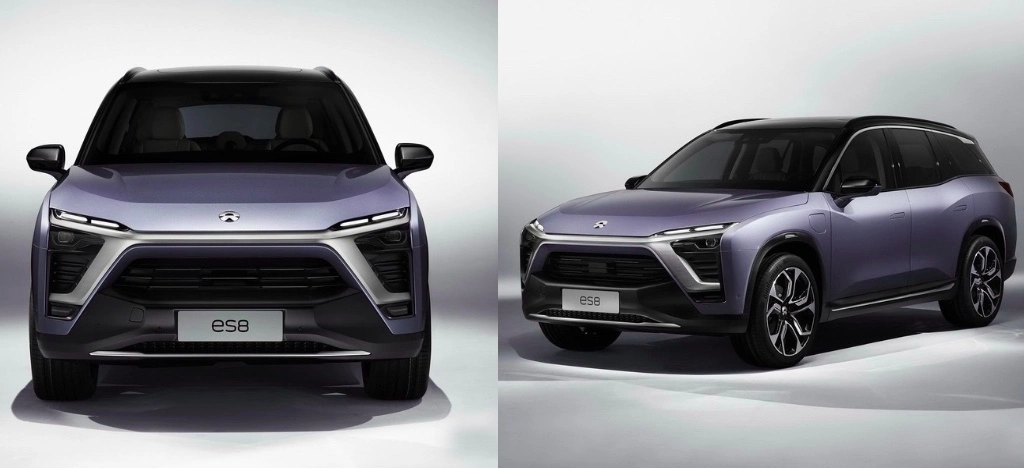 Left Steering Nio EV Car ES8 SUV Compact Electric Family Cars