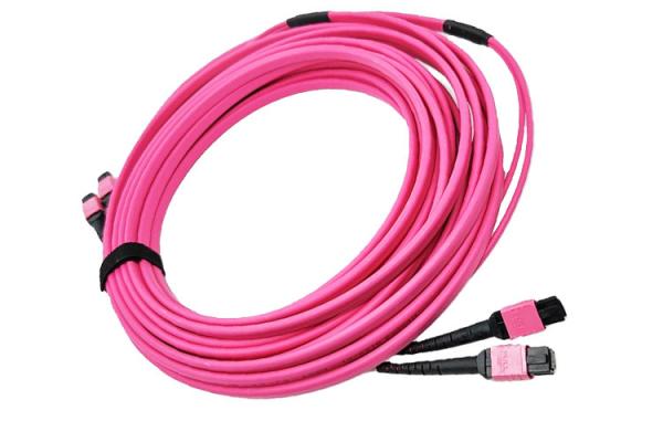 12 Core MM OM4 Fiber Cable Male Female 5M Single 4.0mm 5.0mm 3.0mm Polarity B