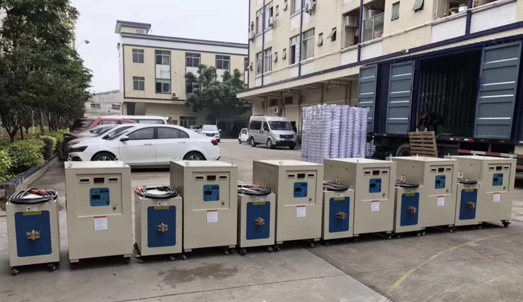 30KW High Frequency Induction Heating Equipment IGBT Induction Hardening Machine