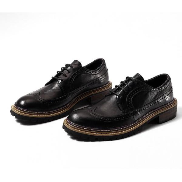 Весенние / осенние мужские повседневные туфли круглые ногти мужские черные кожаные туфли