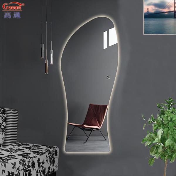 Современный дизайн стеклянное зеркало светодиодный стеновой свет для умных ванной комнаты жилые комнаты декорации