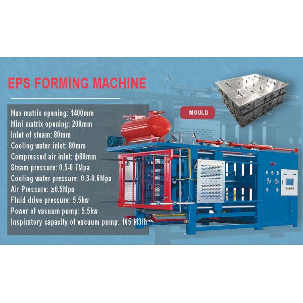Vacuum Shape Vegetable Box Molding Machine Expanded Eps Foam EPS Expandable Polystyrene Beads Making Machine Fish Box Automatic