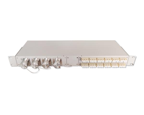 MTP OFAPC Fiber Optic Patch Panel 1U 48F 19inch Rack Mount IP67 Grade