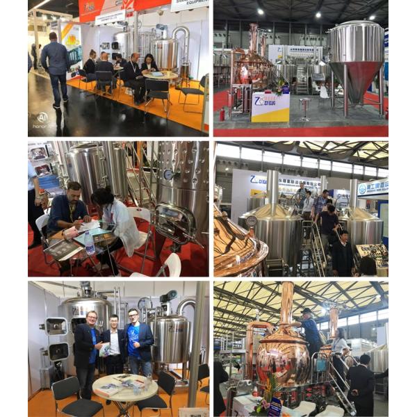 Barriles de acero inoxidable comercial de la cerveza 15 que elaboran el sistema