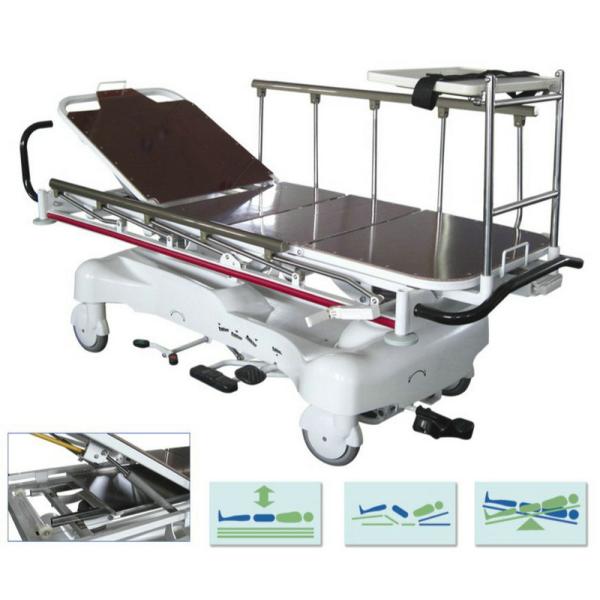 Hydraulic  Radio Translucent Patient Transport Trolley Height Adjustable