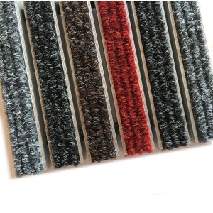 Рогожка барьера пола входа циновки безопасности выскальзывания алюминиевого контроля за обеспыливанием воздуха анти-