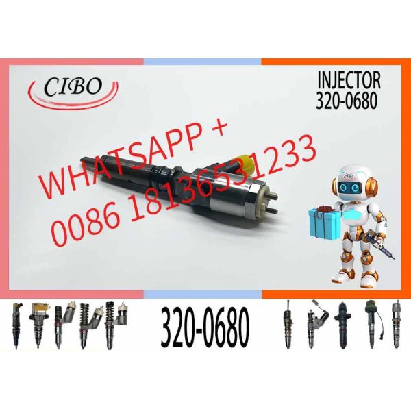 Fuel Injector 320-0680 10R-7672 for C4.4 C6.6 1104D Engine 924H TELEHANDLER TH337 407C LOADER LC30XX