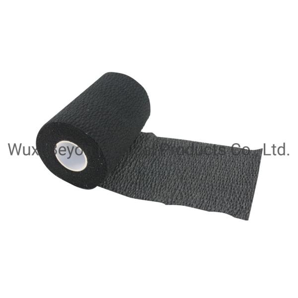 Elastic Adhesive Tape Tear Black Weightlifting Bandage