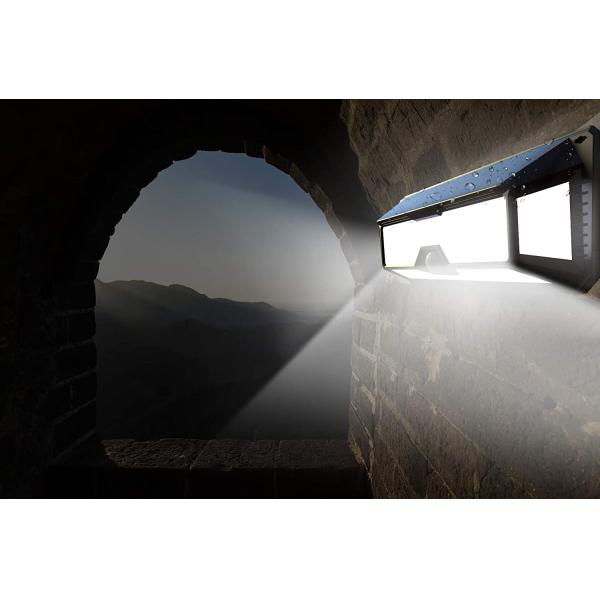 Warm White 5.5V 136 Led Outdoor Light 15w Ip66 For Porch Garden Driveway