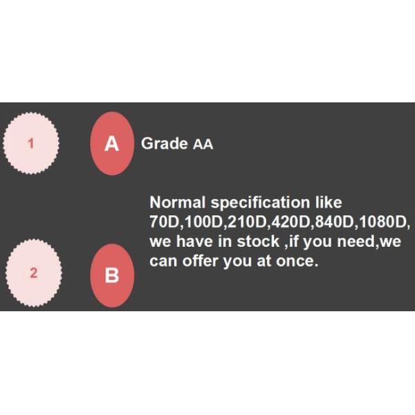 40D / fil en nylon FD de 12F FDY pour le vêtement extérieur de vêtements de sport, 230 points de fusion
