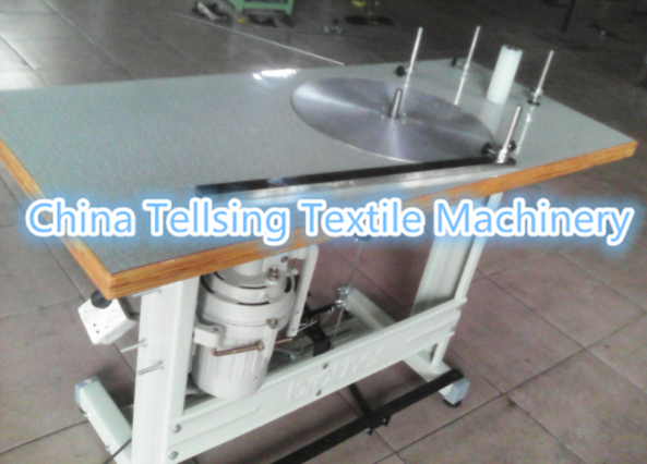 good quality tellsing brand crochet elastic tape machine for cowboy,shoe,leather,garments