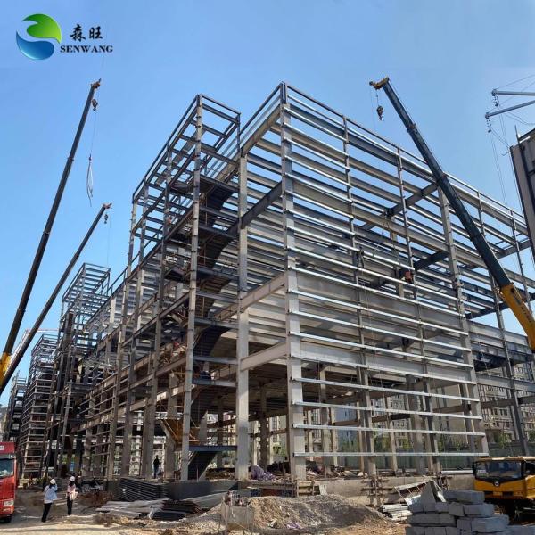 Aluminum Alloy Window Prefabricated Steel Structure Building Construction Materials