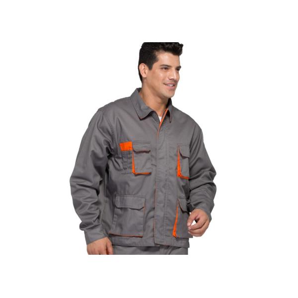 Professional Industrial Work Jackets / Double Seams Multi Pocket Work Jacket