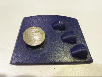 One Tooth PDC Diamond Grinding Disc For Concrete Floor And Terranzo Floor