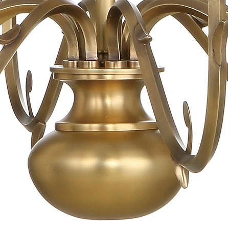 Rustic copper chandeliers 8 Lights with lampshade Project Lighting (WH-PC-11)